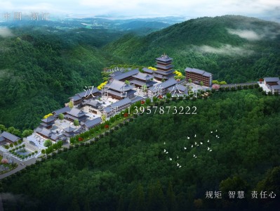 常州长福禅寺仿唐建筑规划设计