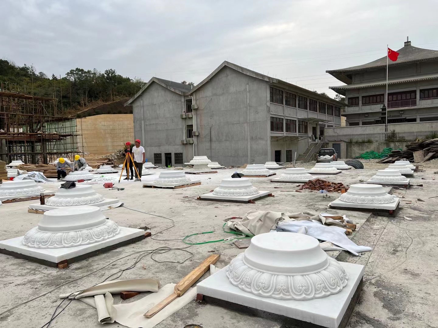仿古建筑装修梁架工艺要点，传统结构与现代设计理念碰撞，保障建筑稳固